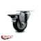 Service Caster 3.5'' Black Poly Wheel Swivel Top Plate Caster Posi Brake SCC-20S3514-PPUB-BLK-PLB - alternate 3